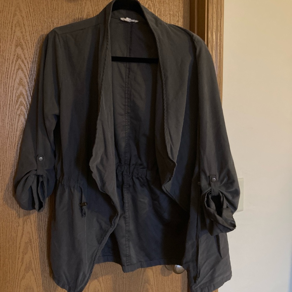 Maurices Dark Gray Utility Jacket